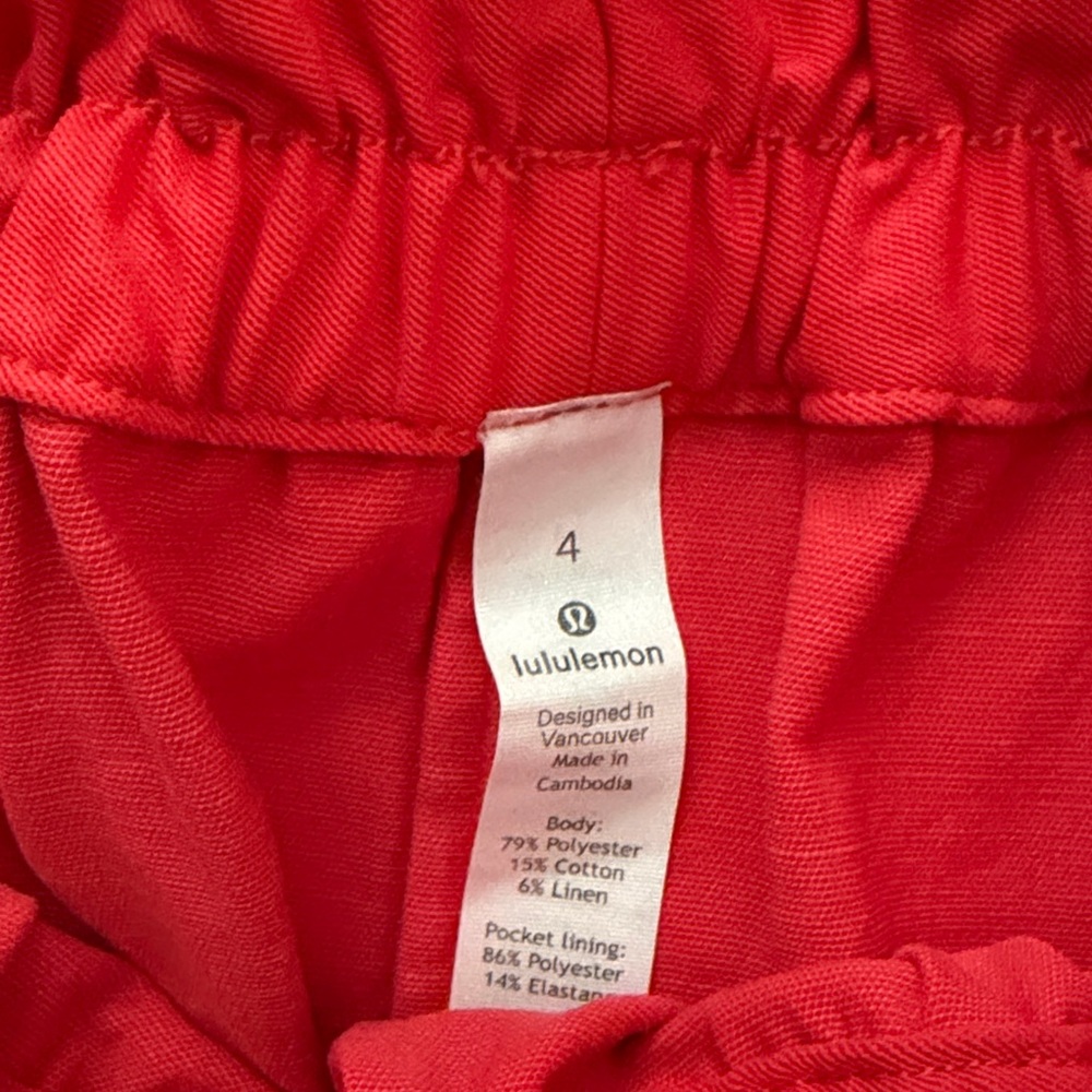 LuluLemon Red Women's Skirt - Picture 4 of 4